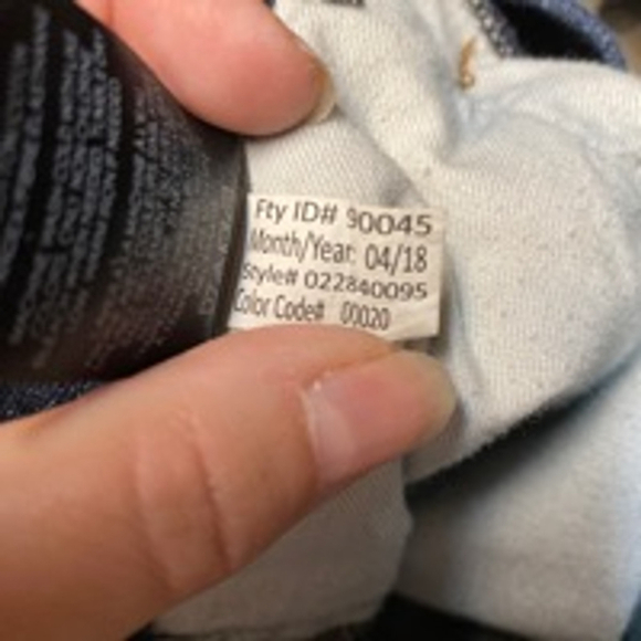 Express Slim Fit Straight Leg Dark Wash Blue Jeans Men's Size 28 x 32 - Picture 5 of 6